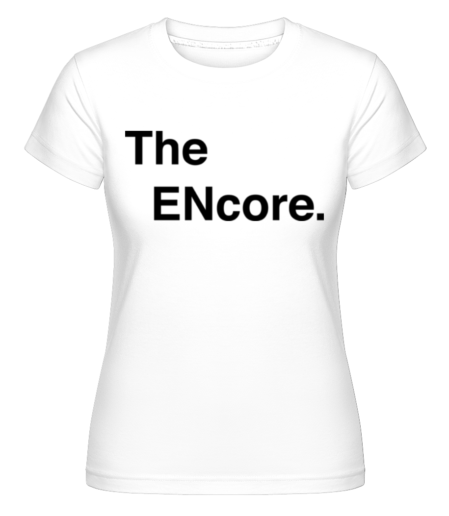 Aperçu: The Encore -  T-shirt Shirtinator femme - Blanc - Devant