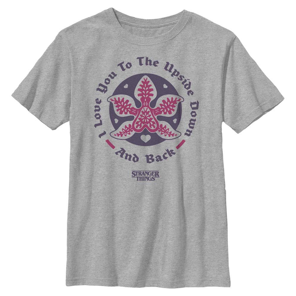 Netflix - Stranger Things - Demogorgon Upside Down Love - Valentine's Day - Enfant T-shirt