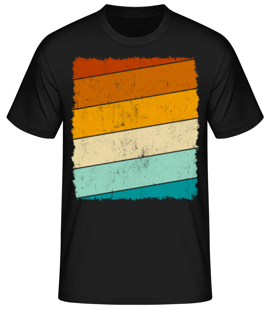 Retro Hintergrund Rechteck · Männer Basic T-Shirt