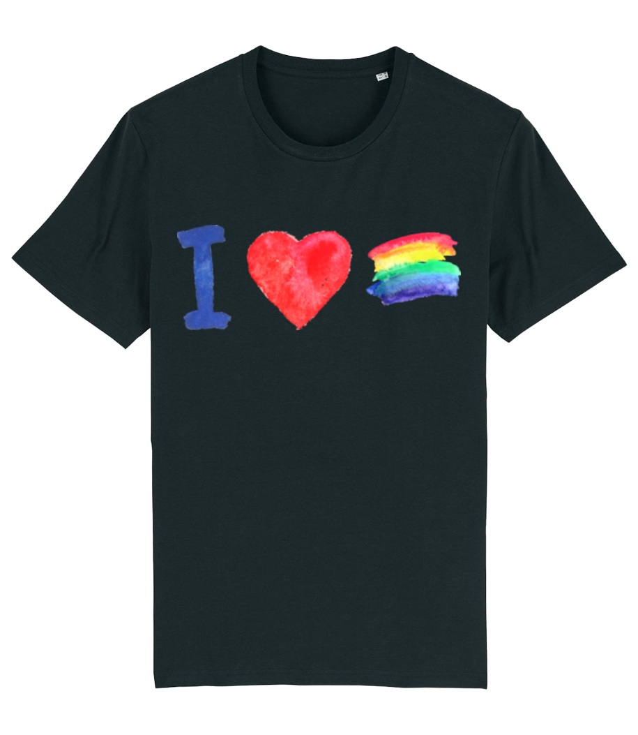 I Love Rainbows · T-shirt bio Homme Stanley Stella 2.0