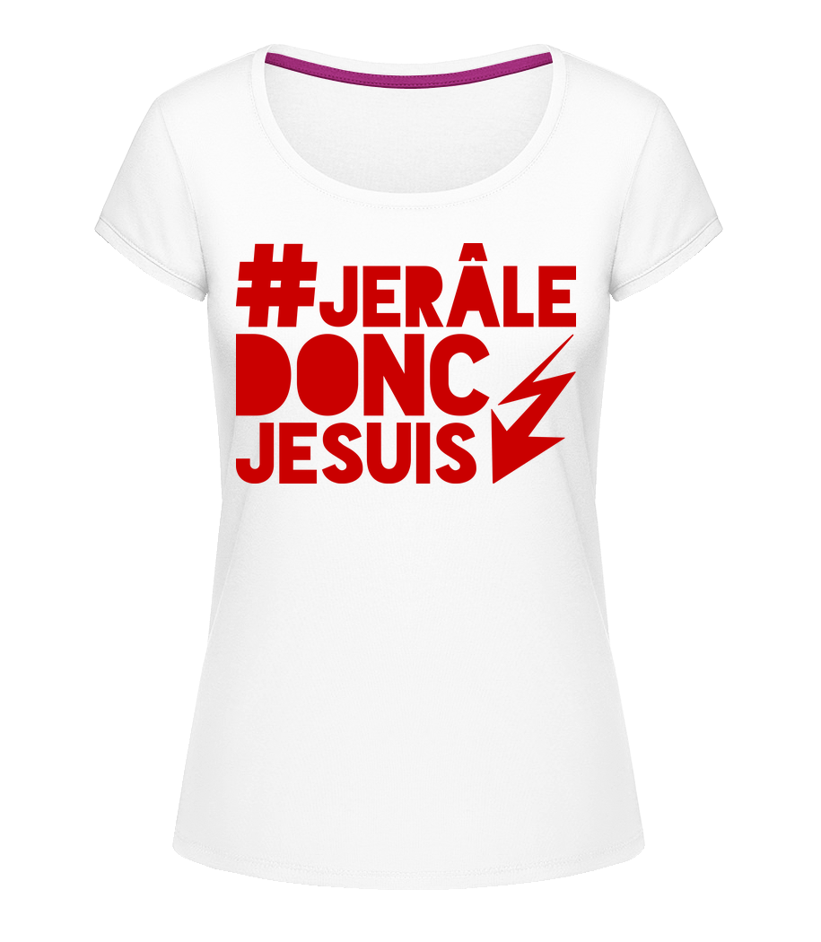 Donc Je Suis · T-shirt col en U Femme