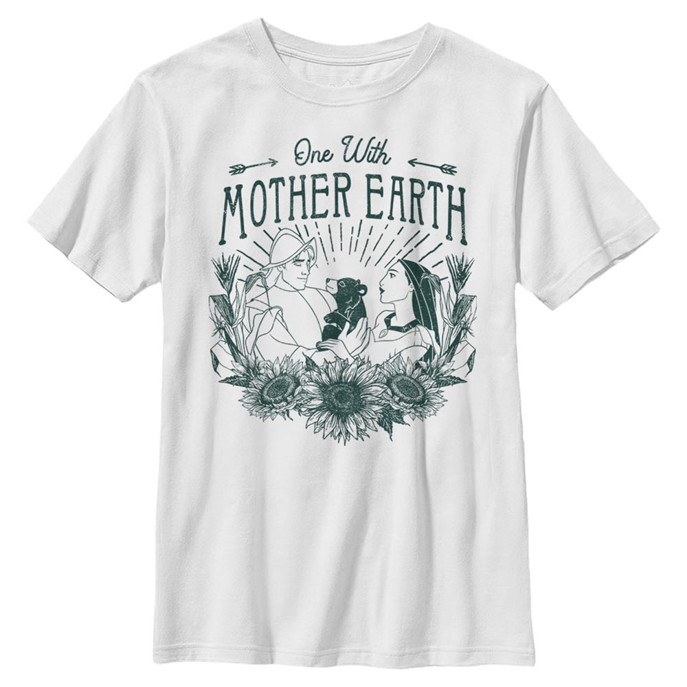 Disney - Princesses Disney - Pocahontas & John Respect Earth Poca - Enfant T-shirt