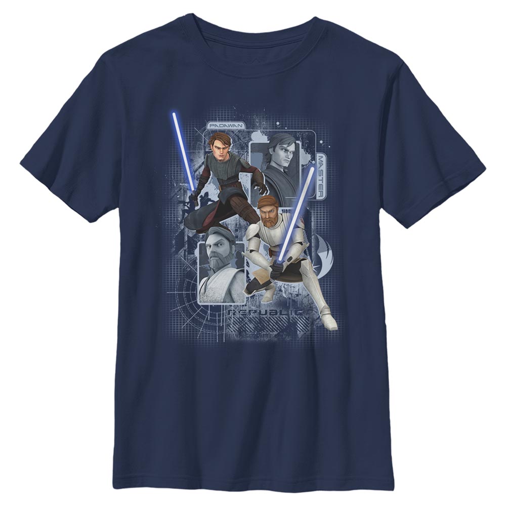 Star Wars - The Clone Wars - Photo de groupe Schematic Shot - Enfant T-shirt