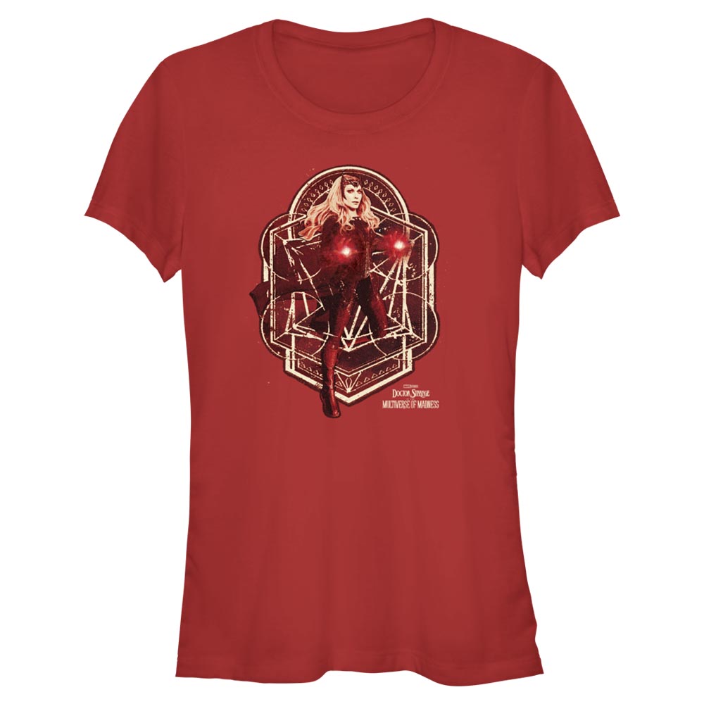 Aperçu: Marvel - Doctor Strange - La Sorcière rouge Wanda Magic - Femme T-shirt - Rouge - Devant