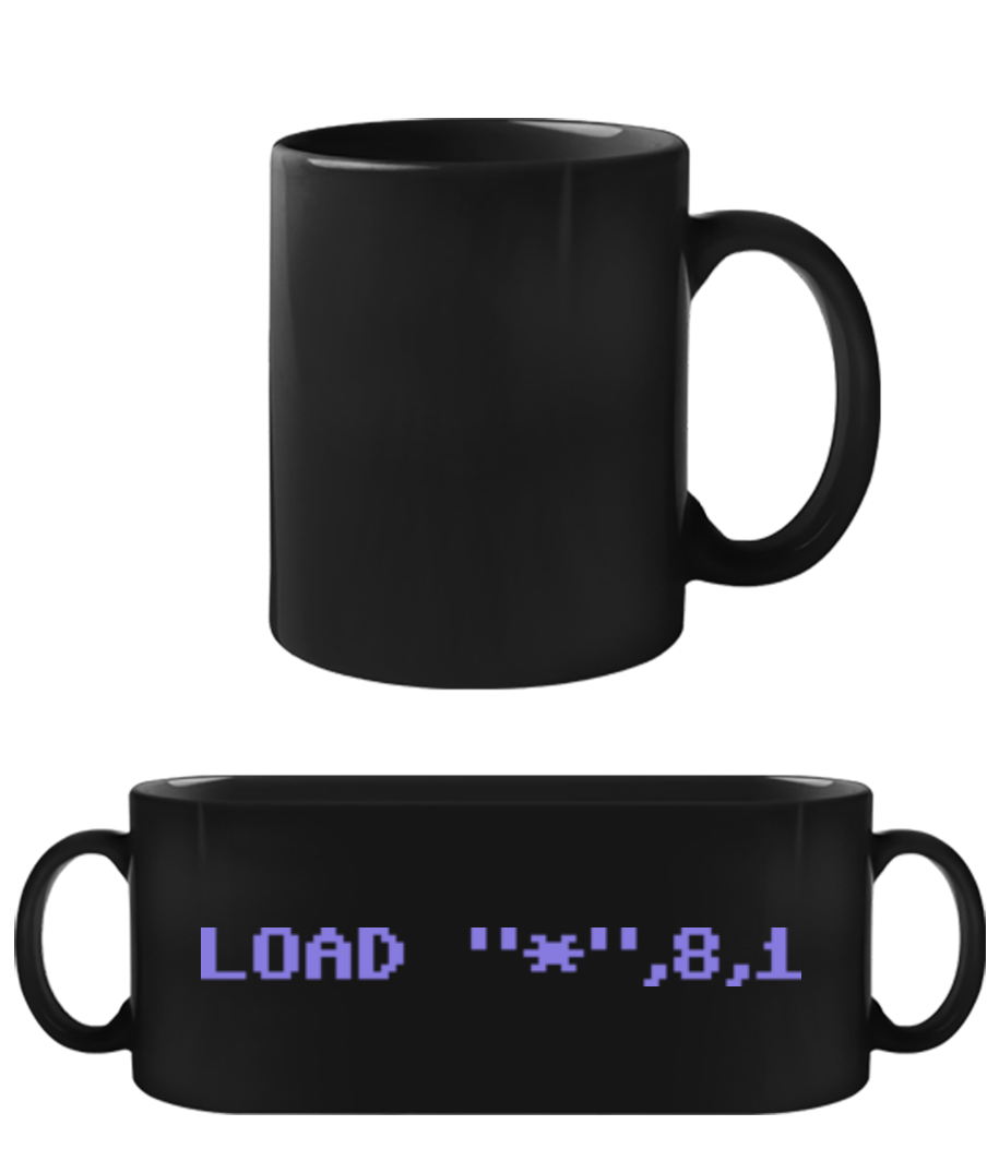 Load 8 1 C64 · Tasse Noire