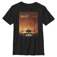 Star Wars - Squadrons - X-Wing Pilots Wanted - Kids T-Shirt - Black - Front Star Wars - Squadrons - X-Wing Pilots Wanted - Kids T-Shirt - Black - Front