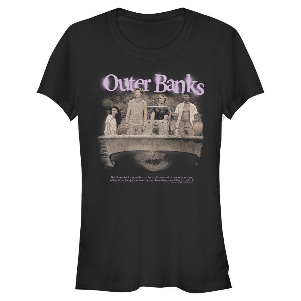 Netflix - Outer Banks - Photo de groupe OBX Spraypaint - Femme T-shirt