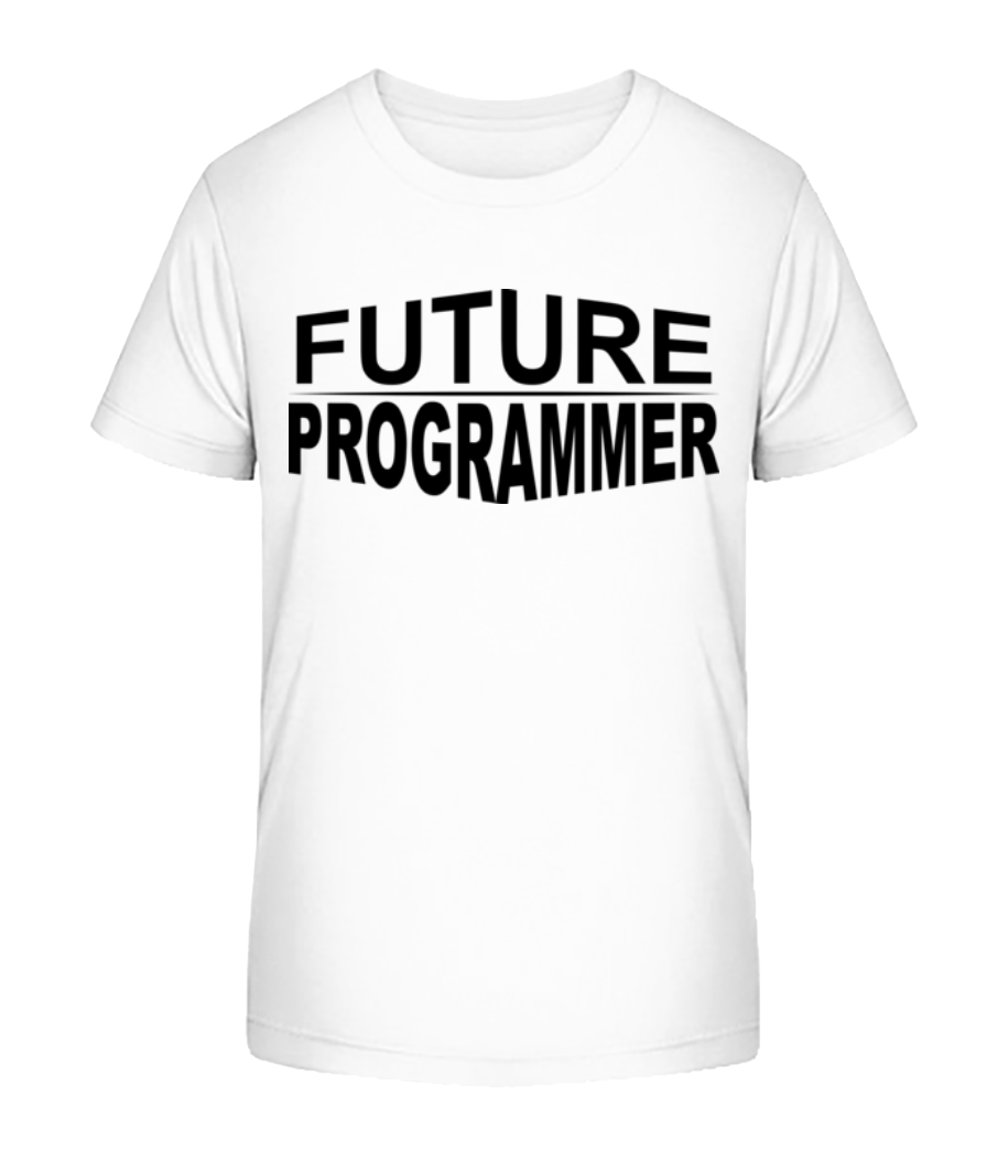 Aperçu: Future Programmer - T-shirt bio Enfant Stanley Stella 2.0 - Blanc - Devant