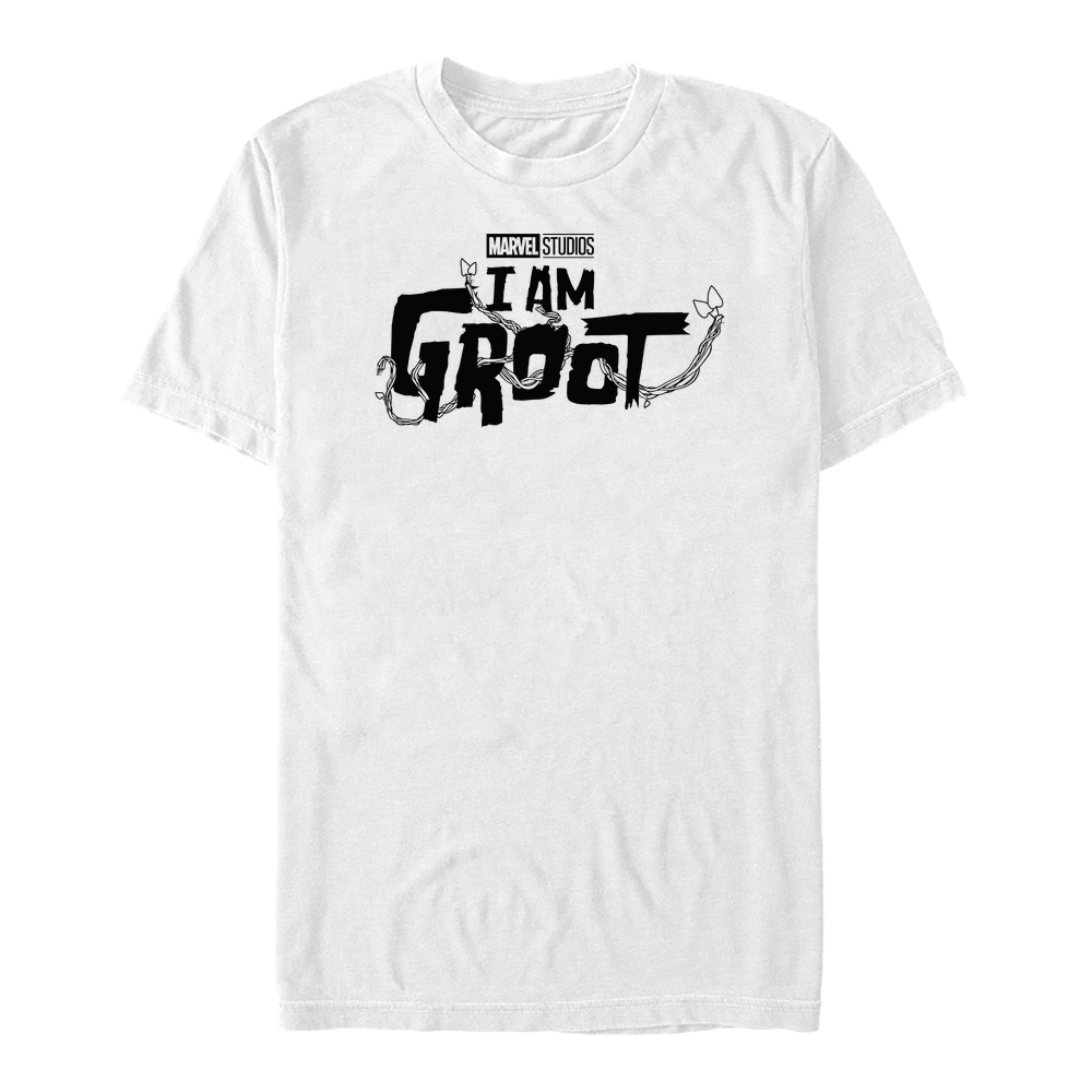 Marvel - I Am Groot - Groot Black Logo - Homme T-shirt