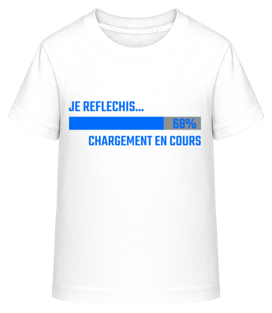 Je Reflechis Chargement · T-shirt shirtinator Enfant