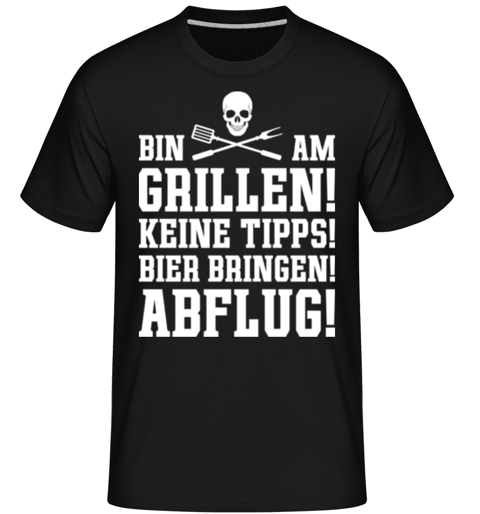 Bin Am Grillen White · Shirtinator Männer T-Shirt