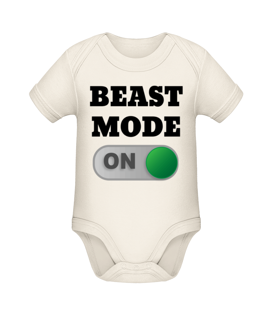 Beast Mode On · Body manches courtes bio