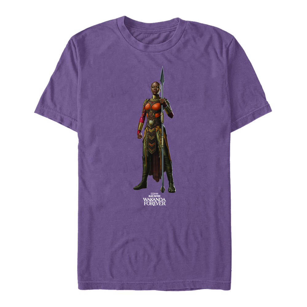 Marvel - Panthère noire Wakanda pour toujours - Okoye Blank - Homme T-shirt - Pourpre - Devant