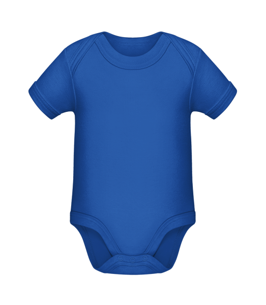Baby Bio Strampler - Royalblau - Vorne