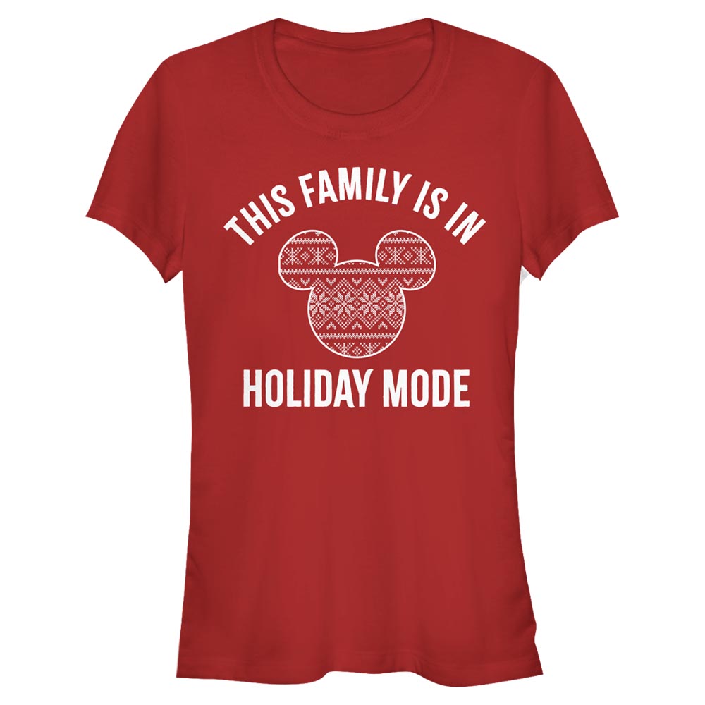Disney Classics - Mickey Mouse - Mickey Mouse Family Holiday Mode - Femme T-shirt