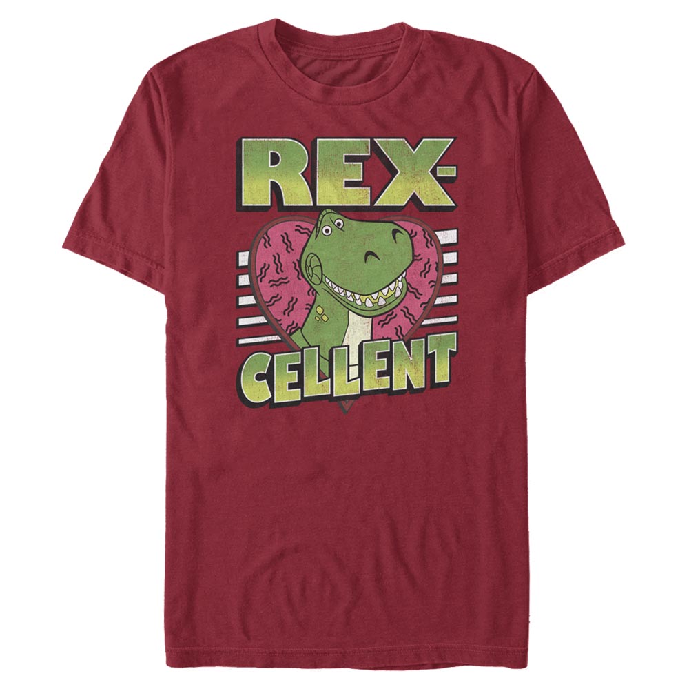 Disney - Toy Story - Rex cellent Heart - Homme T-shirt