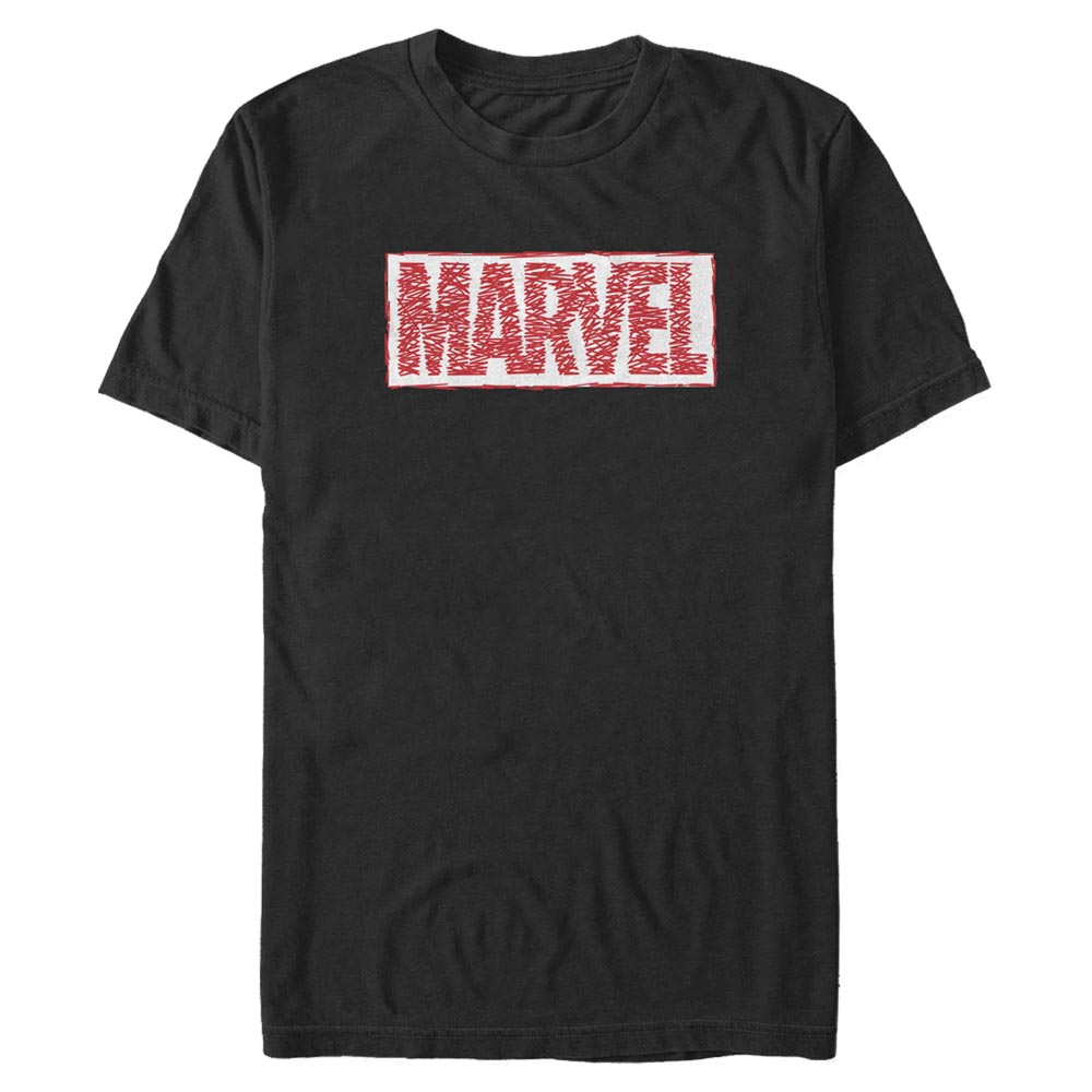 Marvel - Logo Scribble - Homme T-shirt