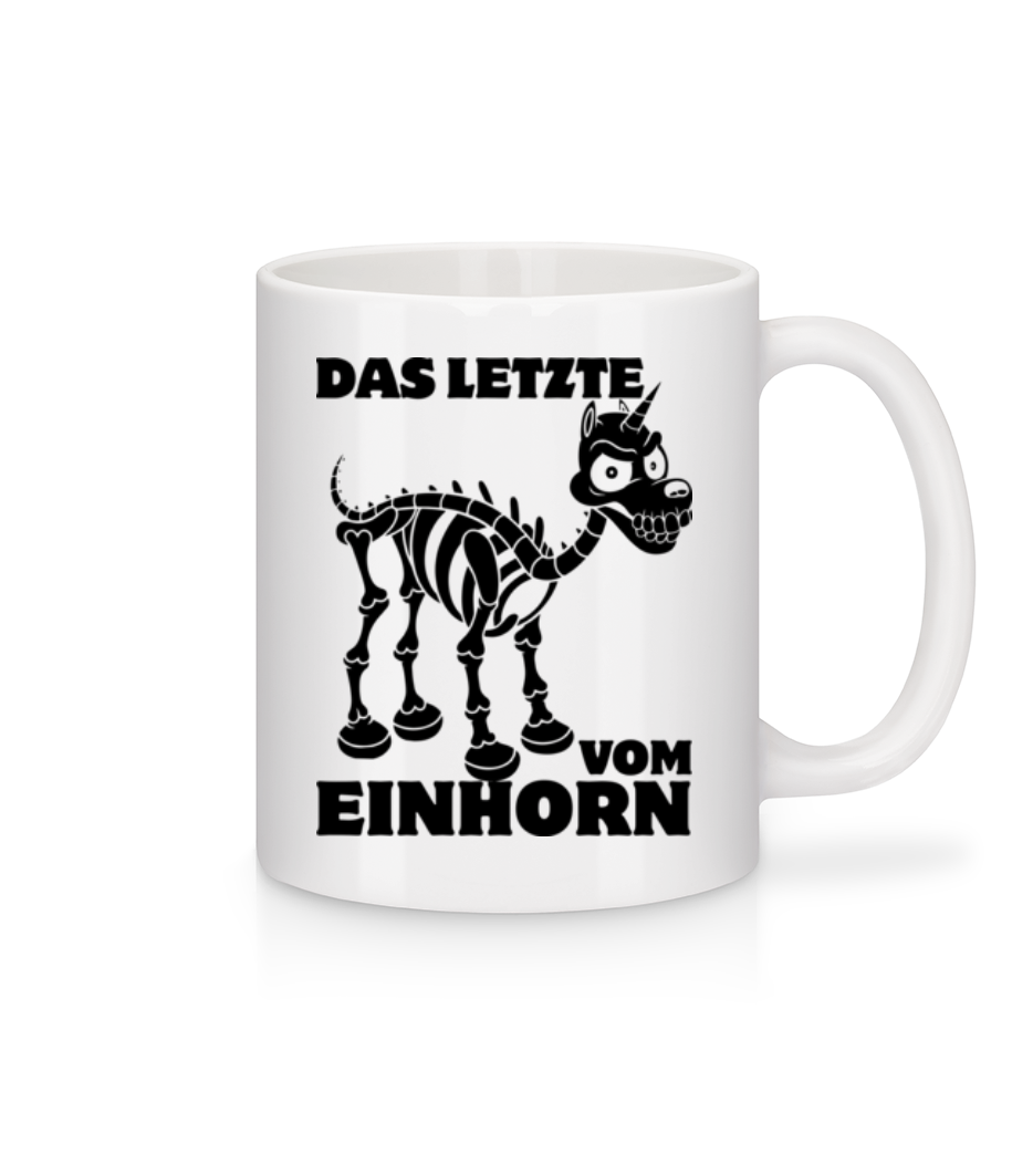 Vorschau: Das Letzte Vom Einhorn - Tasse - Weiß - Vorne