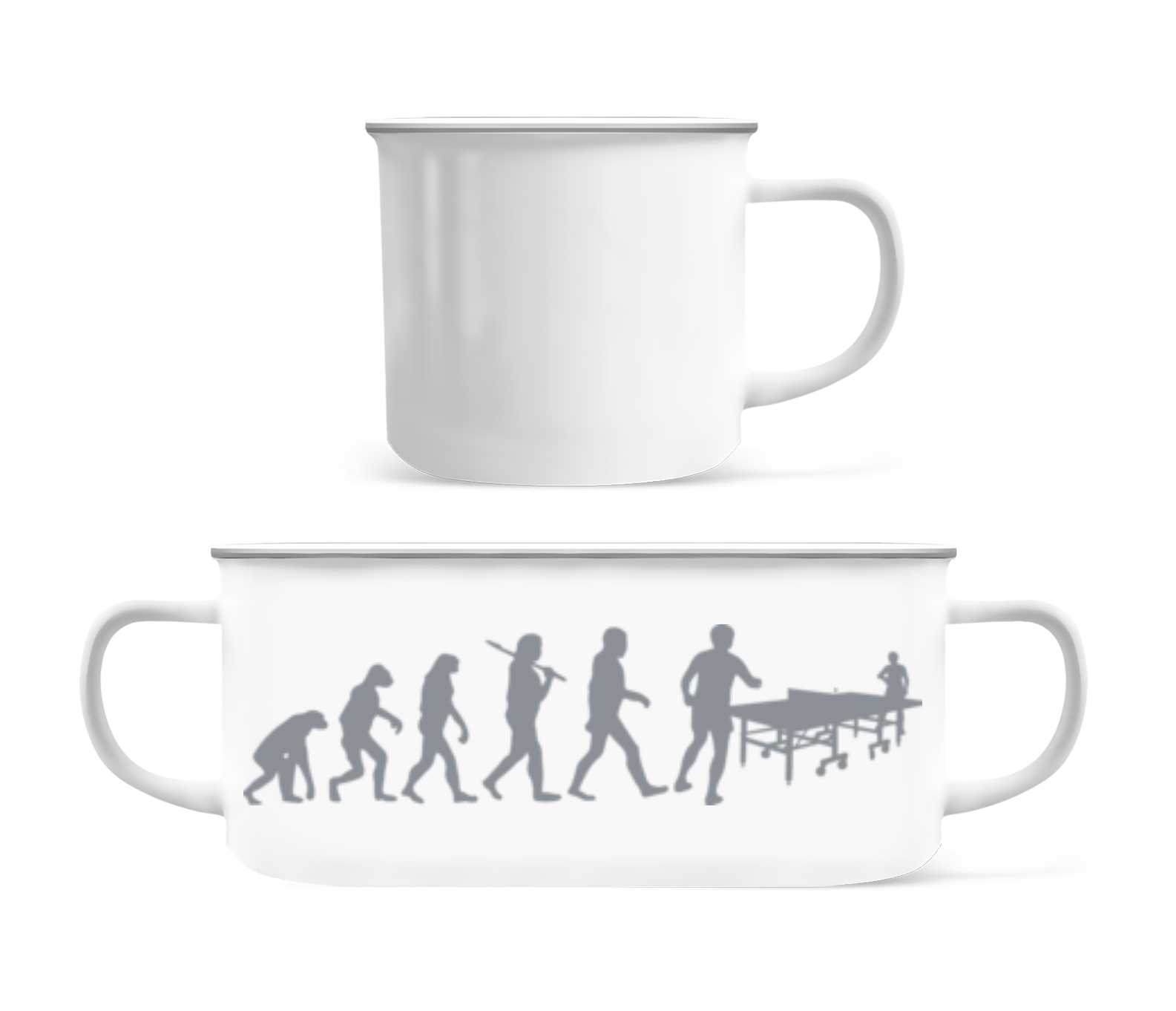 Évolution De Ping Pong · Tasse Émaillée