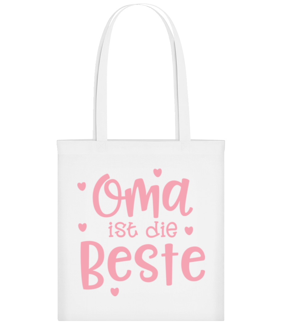 Vorschau: Oma Ist Die Beste - Stofftasche - Weiß - Vorne