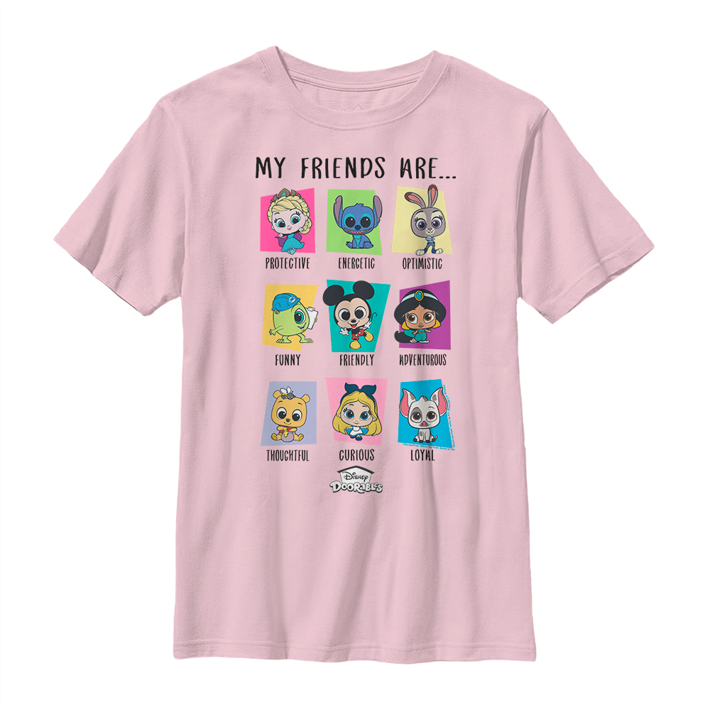 Disney - Doorables - Photo de groupe Almost Line Up - Enfant T-shirt