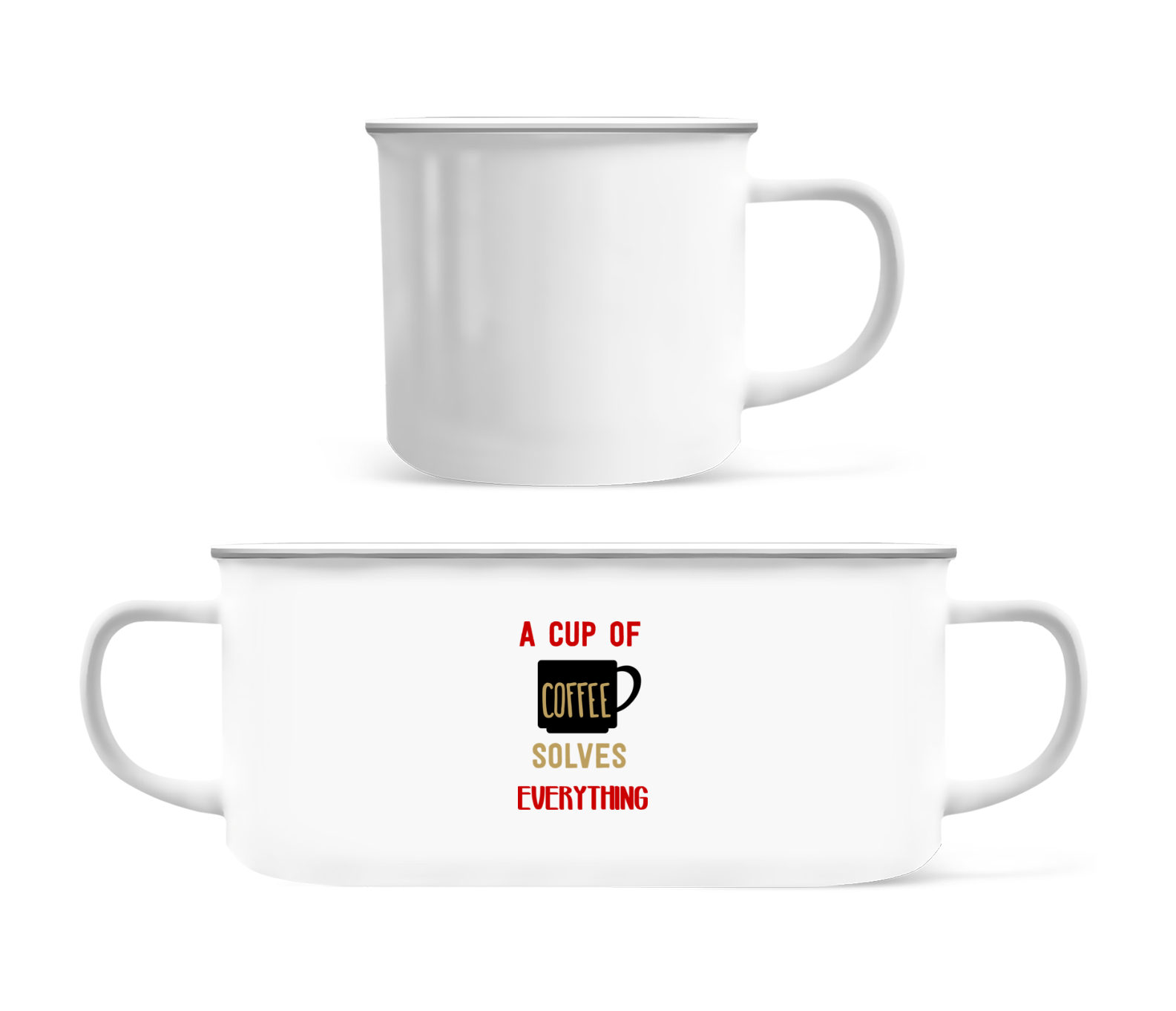 A Cup Of Coffee · Tasse Émaillée