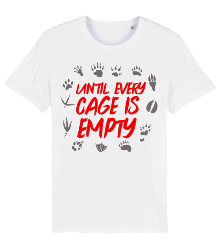 Until Every Cage Is Empty · T-shirt bio Homme Stanley Stella 2.0