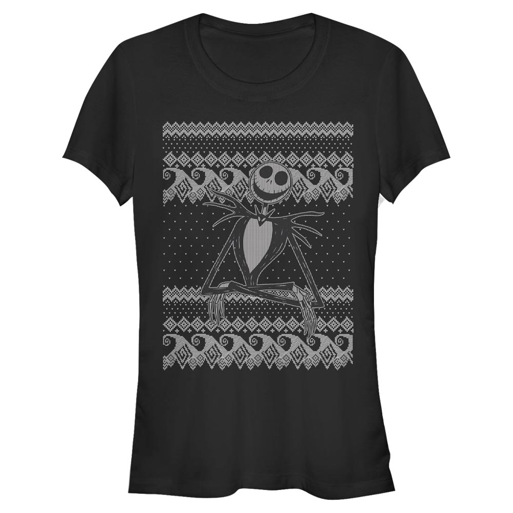 Disney Classics - L'étrange Noël de monsieur Jack - Jack Skellington Jack Intarsia Sweater - Halloween - Femme T-shirt