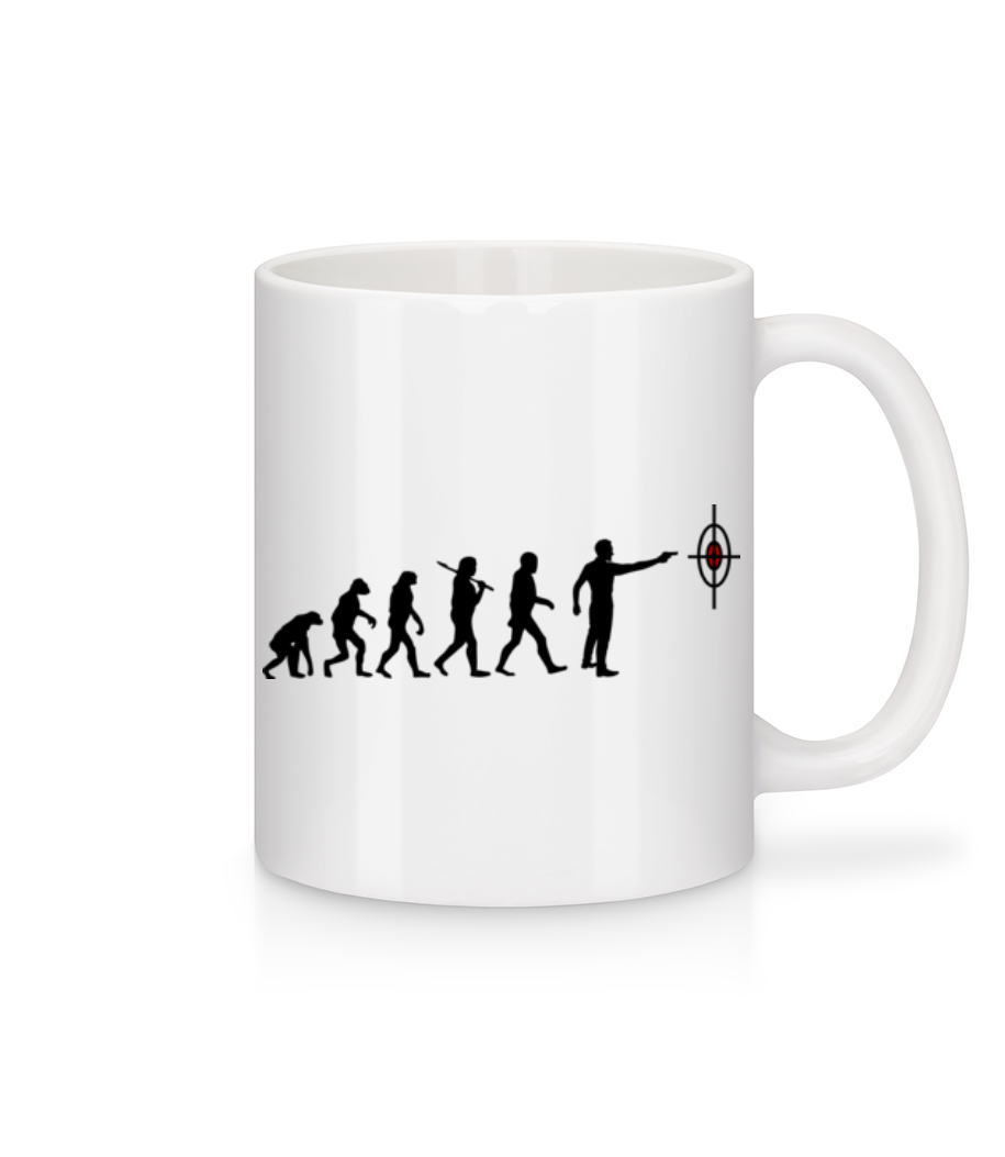 Evolution De La Fusillade · Mug en céramique blanc
