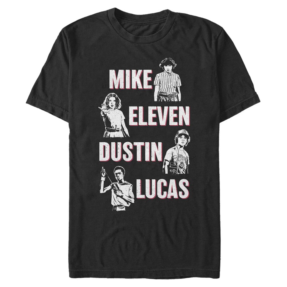 Netflix - Stranger Things - Gruppe Cast Characteristic - Männer T-Shirt