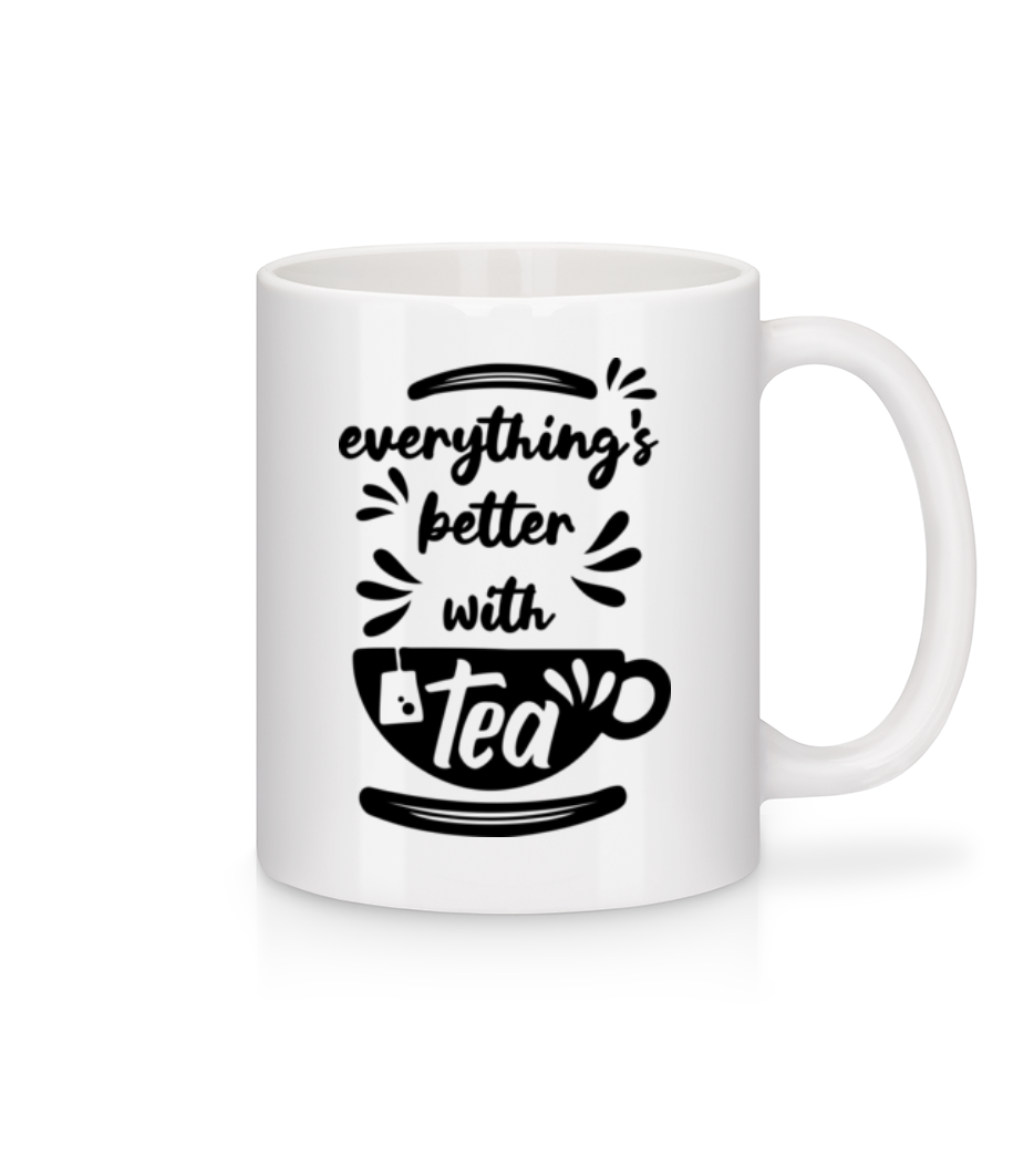 Better With Tea · Mug en céramique blanc