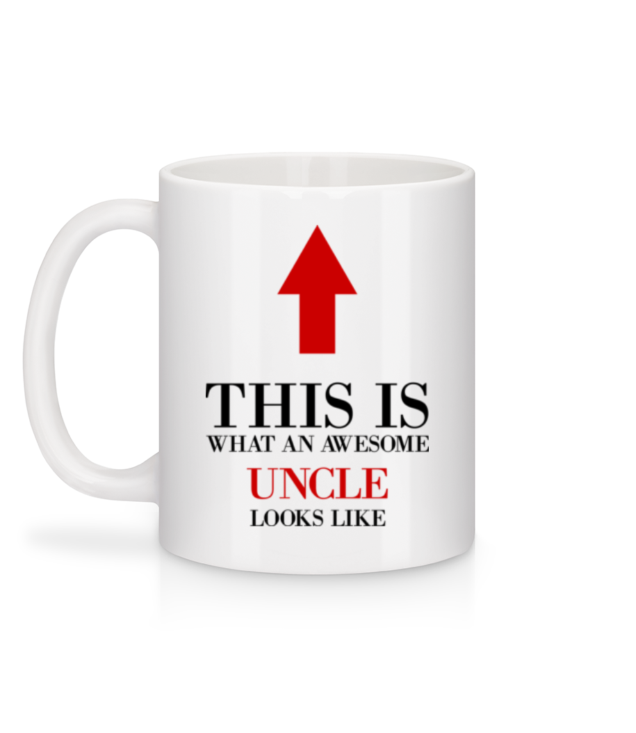Awesome Uncle - Mug en céramique blanc - Blanc - Derrière