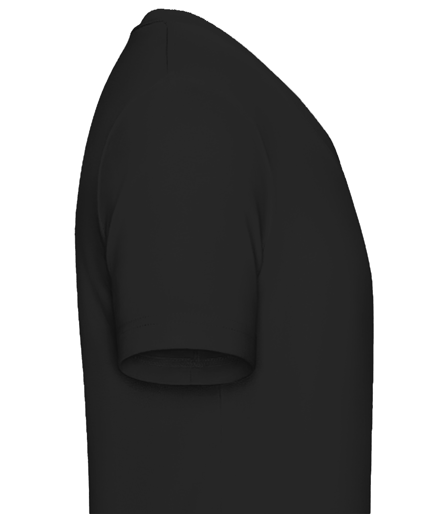 T-shirt col en V Homme - Noir - Droit