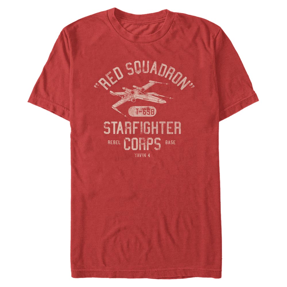 Star Wars - X-Wing Starfighter Corps - Homme T-shirt - Rouge - Devant