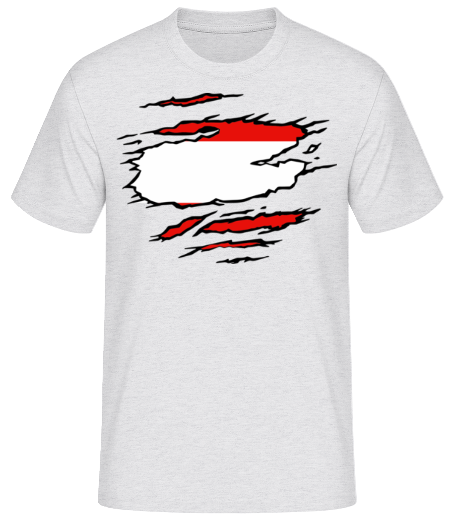 Drapeau Déchiré D'Autriche · T-shirt standard Homme