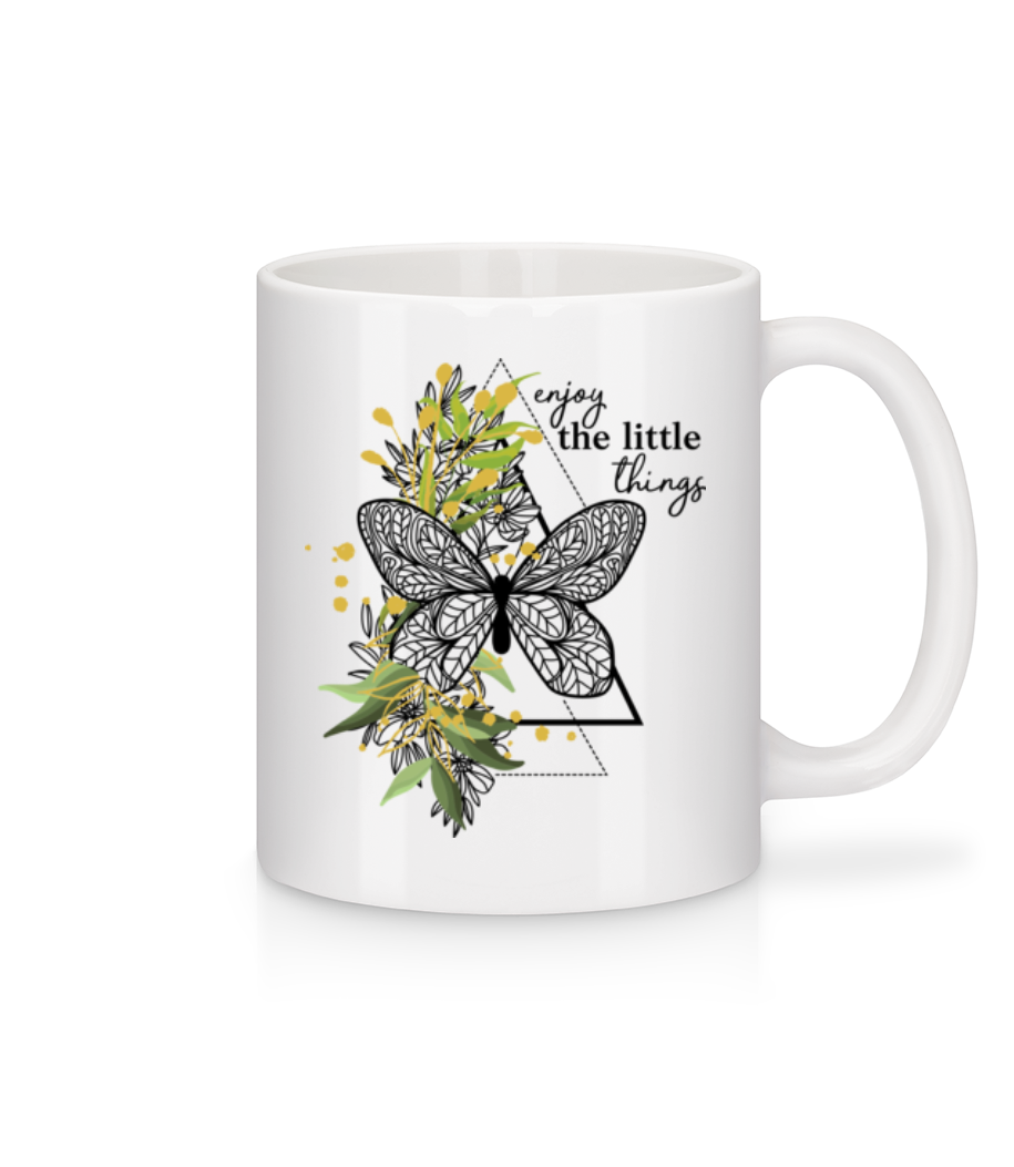 Enjoy The Little Things · Mug en céramique blanc
