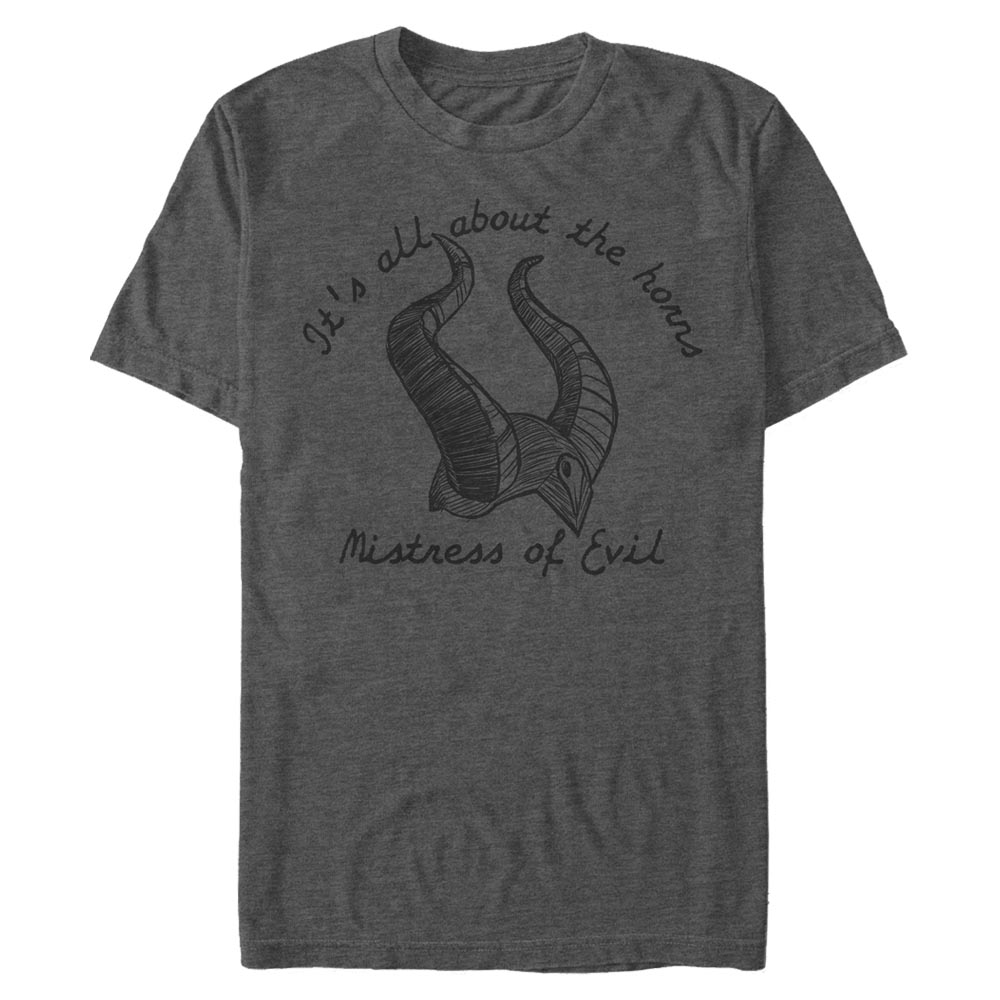Disney - Maléfique Le Pouvoir du Mal - Symbole Horns Stamp - Homme T-shirt