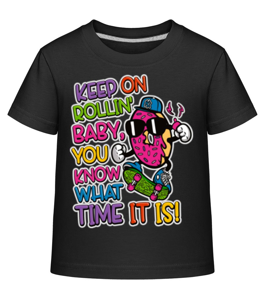 Donut Skater - T-shirt shirtinator Enfant - Noir - Devant