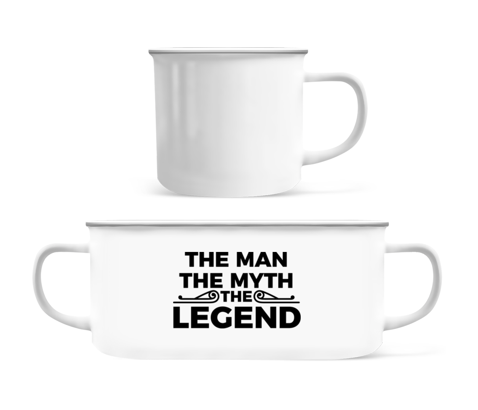 The Man The Myth The Legend · Tasse Émaillée