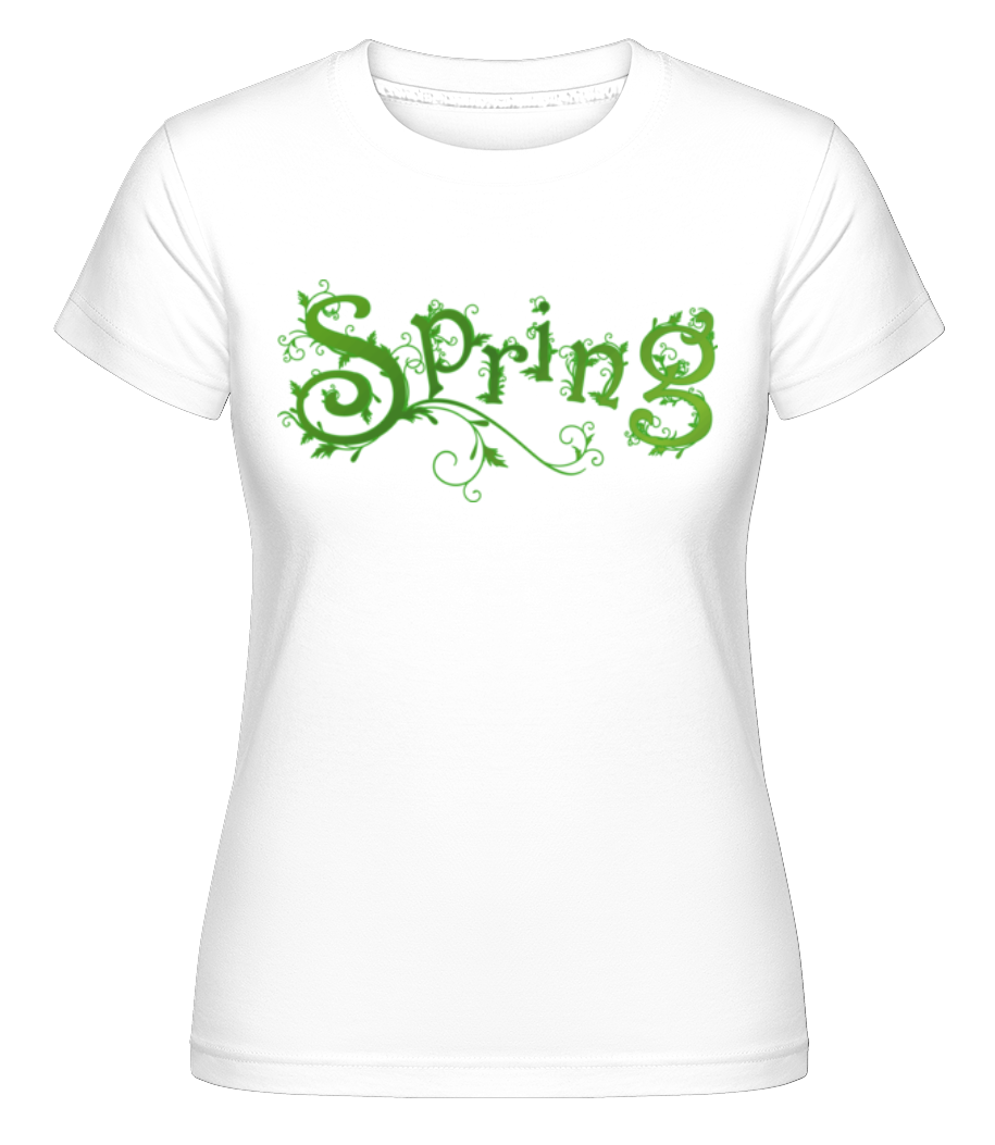 Spring Lettering ·  T-shirt Shirtinator femme