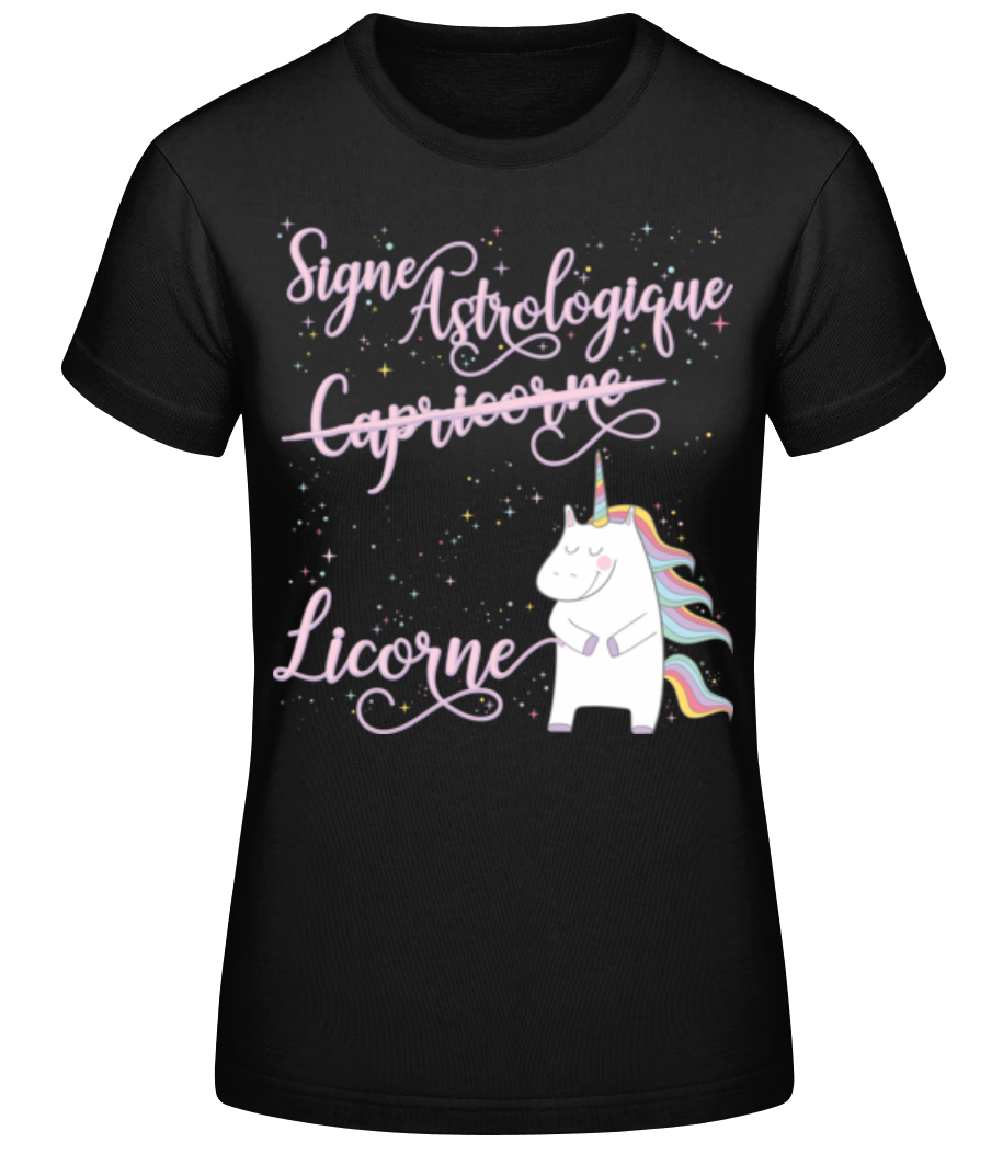 Signe Astrologique Licorne Capricorne · T-shirt standard Femme