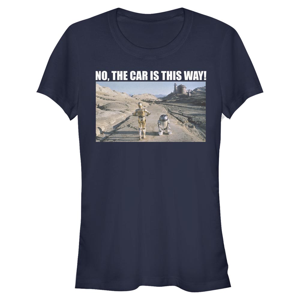 Star Wars - R2-D2 & C-3PO Where's The Car - Femme T-shirt
