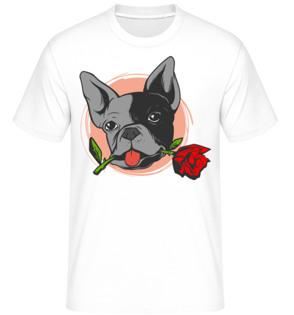 Bulldog Rose ·  T-Shirt Shirtinator homme