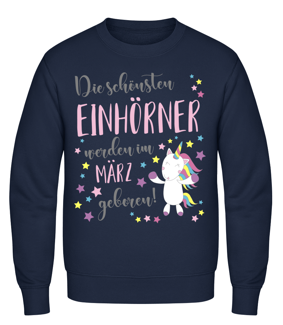 Einhorn Geboren In März · Männer Pullover