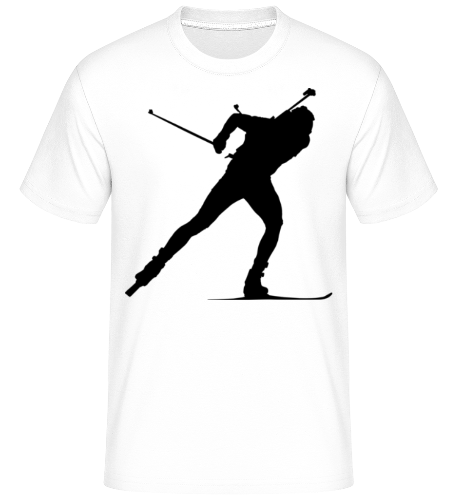 Skiing Cross Country Black ·  T-Shirt Shirtinator homme