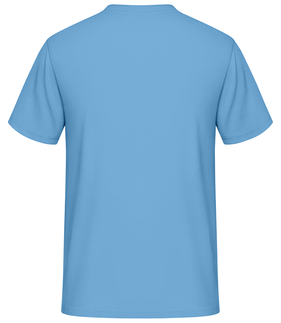 Vorschau: Schweiz Trikot Lecksfütli - Männer Basic T-Shirt - Hellblau - Hinten