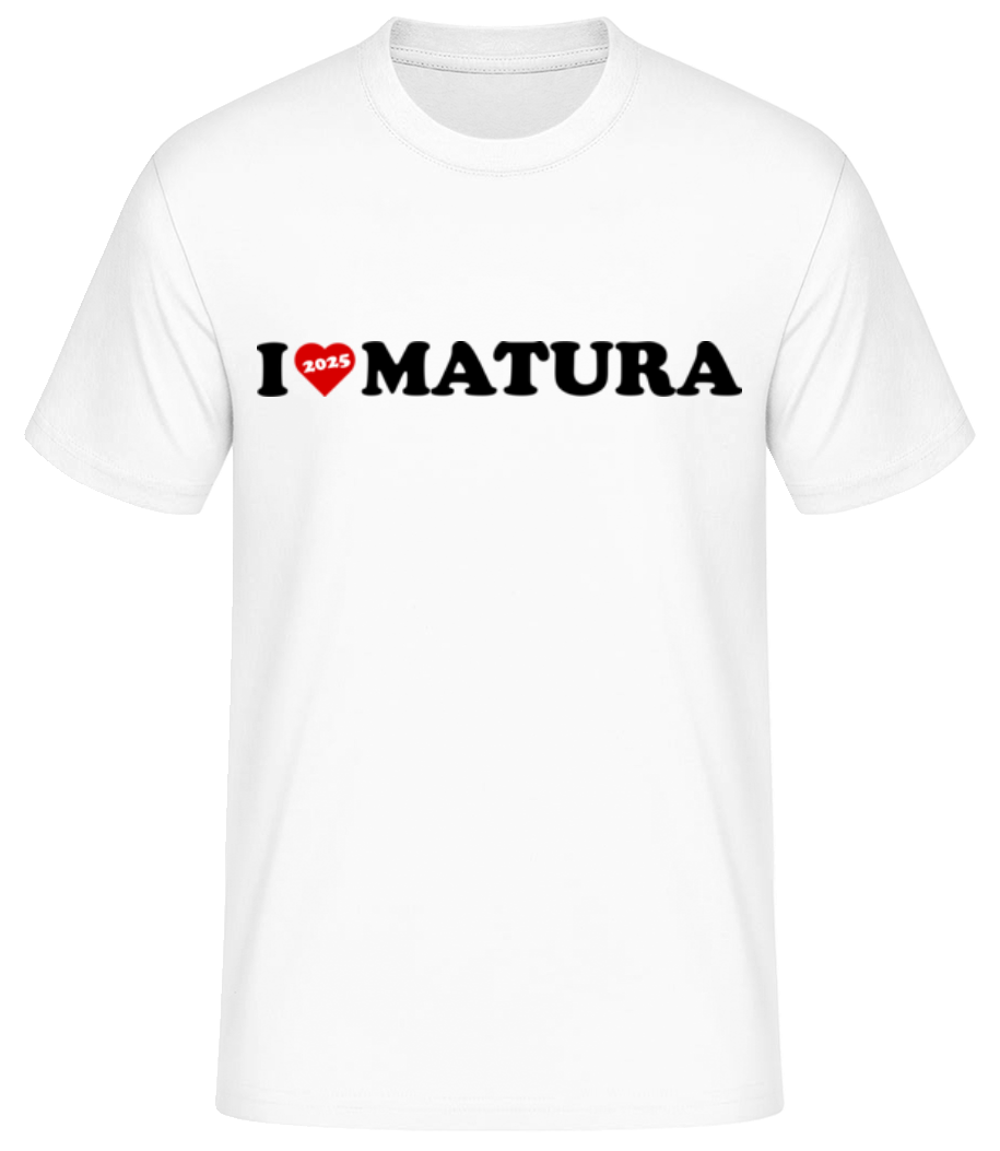 I Love Matura 2025 · Männer Basic T-Shirt