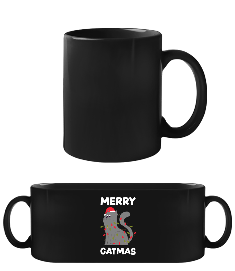 Merry Catmas · Tasse Noire
