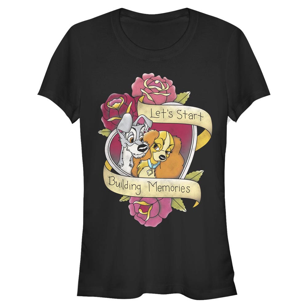 Disney Classics - La Belle et le Clochard - La Belle et le Clochard Lady Tramp Tatoo - Femme T-shirt