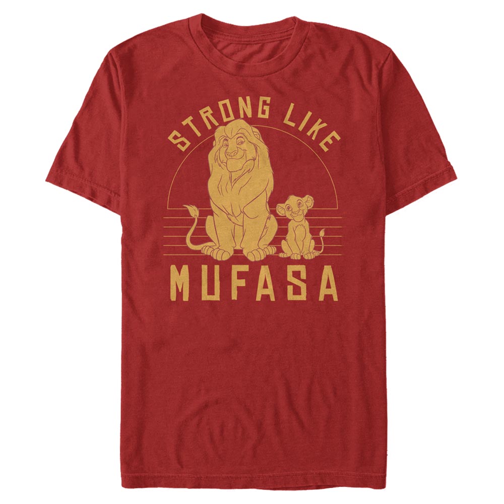 Disney - Le Roi lion - Simba et Mufasa Strong Mufasa - Homme T-shirt
